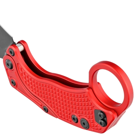 Nóż grawitacyjny Reate EXO-K Gravity Karambit Red Aluminium, Black PVD N690