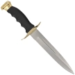 Muela 95-190 Black Rubber Knife, Satin 420H