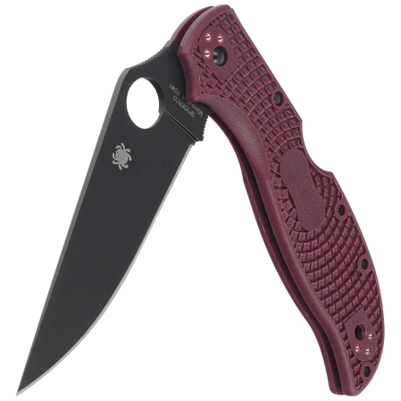 Nóż składany Spyderco Stretch 2 XL Sprint Run Burgundy FRN, TiCN Micro-Melt PD#1 by Sal Glesser (C258BGBKP)