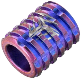 WeKnife Titanium Paracord Bead, Purple (A-02B)