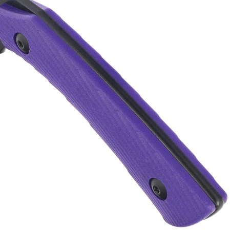 Bestech Step Knifew Purple G10, Black PVD D2 by Denis Simonutti (BFK06C)