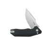 Kubey Basilisk Knife Black G10, Stonewashed 14C28N by Damned Designs (KU391A)