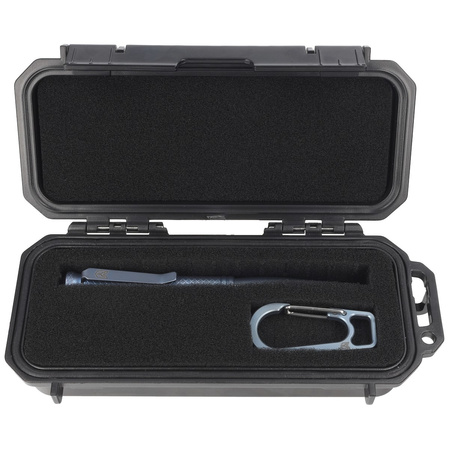 Bestechman Scribe Blue Titanium Pen with Glass Breaker and Carabiner (BM17B)