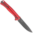 Nóż składany LionSteel Skinny Red Aluminium/Black Canvas Micarta, Old Black MagnaCut by Molletta (SK01A RB)