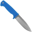 Nóż Demko FreeReign Drop Point Blue Rubberized, Satin AUS10A by Andrew Demko (FR-10A-BLUE-DP)