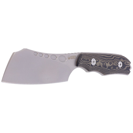 Nóż Kubey Aiden Black Micarta, Sand Blasted D2 by Damiano Dall'Amico (KU341A)