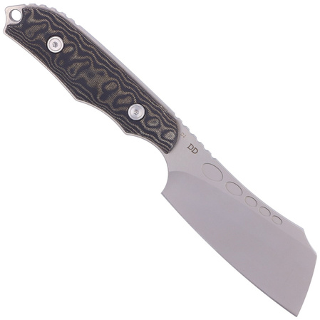 Nóż Kubey Aiden Black Micarta, Sand Blasted D2 by Damiano Dall'Amico (KU341A)