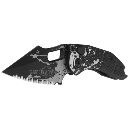 Nóż automatyczny Microtech Stitch-A S/E Battle Ready Aluminium, Battle Ready F/S M390MK by Borka Blades and Tony Marfione (169-3BYRND)