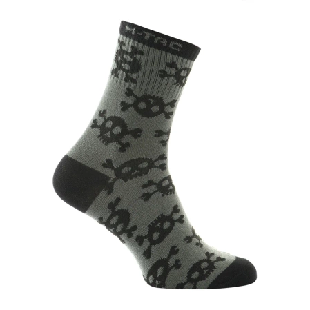 M-Tac Light Socks Mk.3 Pirate Skull Olive (30903901)