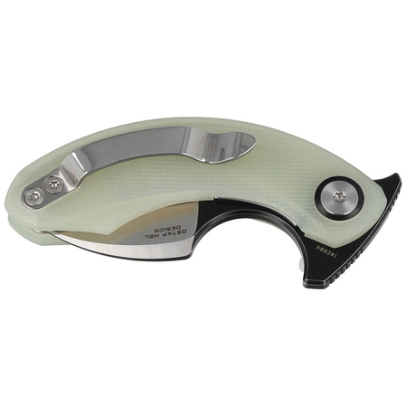 Bestech Strelit Jade G10, Satin/Black Stonewashed 14C28N by Ostap Hel Knife (BG52B-2)