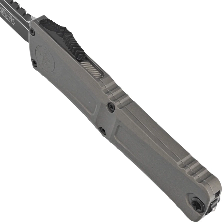 Nóż automatyczny OTF Microtech Combat Troodon Gen III Interceptor Signature Natural Clear Aluminium, Black M390MK by Tony Marfione (1217-1NCS)