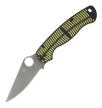Spyderco Para Military 2 Salt Knife Yellow/Black G10, Satin MagnaCut by Sal, Eric Glesser (C81GBKYLMCP2)