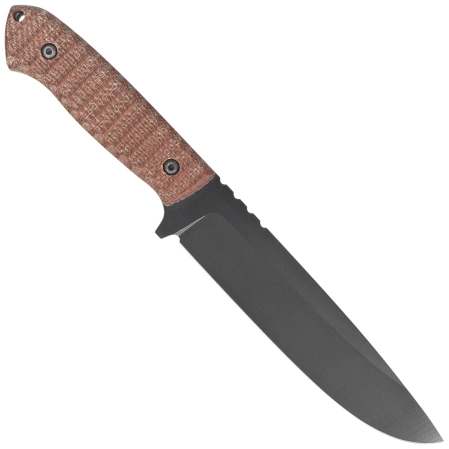Nóż Za-Pas Expendable Brown Toxic Micarta, Black Cerakote NMV (EXT-CE-M-BR)