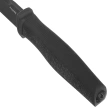 LionSteel Acha Knife Black Burlap Micarta, Black Stonewashed M390 by Molletta (AH B BLB)