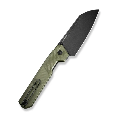 Civivi Hid Knife OD Green G10, Black Stonewashed 14C28N by Ostap Hel (C23008-2)