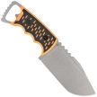 Midgards Messer Njord XXL Black/Orange G10, Stonewashed CPM 3V knife (MM003)