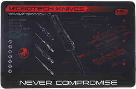 Microtech Combat Troodon Black Display Mat (MAT-CT)