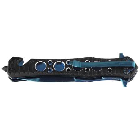 Decor Habitat Third Black/Blue Aluminium, Blue P/S 420 rescue knife (TH-H0815A)