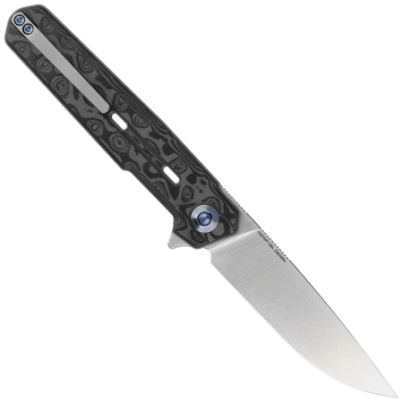 Nóż składany WE Knife Navo Rose Carbon Fiber, Satin CPM 20CV by Ostap Hel (WE22026-2)