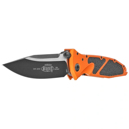 Nóż składany Microtech Socom Elite S/E-M Orange Tangerine Aluminum, Black M390MK by Tony Marfione (160-1OT)
