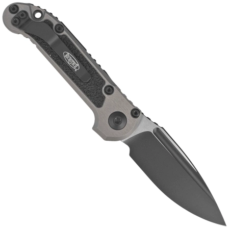 Microtech LUDT Gen III S/E Automatic Knife Natural Clear Aluminum, Black M390MK by Tony Marfione (1135-1NC)