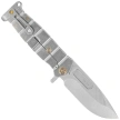 Medford USMC FF Knife Tumbled Titanium, Bronze HW, Std Clip, Tumbled S90V by Greg Medford (MK2049TQ-01TM-T1CS-PT)