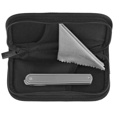 Nóż składany Bestech Ink Silver Titanium, Sandblasted / Stonewashed MagnaCut by Denis Simonutti (BT2502A)