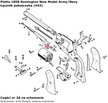 Pietta 1858 Remington New Model Army (443) afterbolt connector