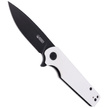 Kubey Knife Wolverine, Ivory G10, Dark Stonewashed D2 (KU233G)