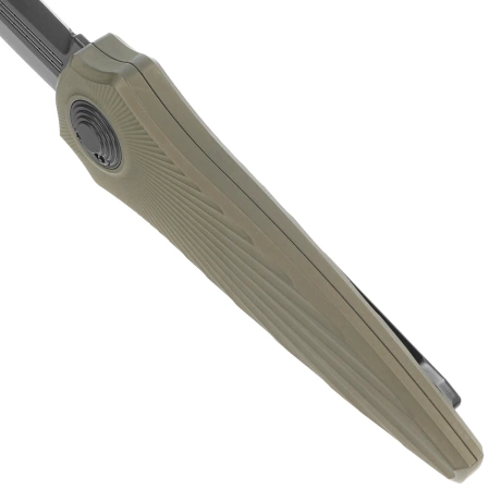 Nóż grawitacyjny Paragon Warlock-X Tapered StarBurst OD Green Aluminium, Cerakote Black CPM S35VN (WLOCX-TSB-OD-DO-CB)