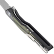 RikeKnife Tulay Integral Black G10/OD Green G10 Inlay, Satin 154CM (RK-TULAY-BOG)