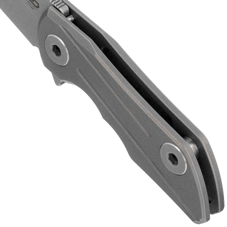 Nóż składany Bestech 2500 Delta Dark Gray Titanium, Bead Blasted CPM S35VN by Poltergeist Works (BT2006B)