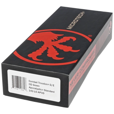 Nóż automatyczny OTF Microtech Combat Troodon D/E OD Green Aluminium, Apocalyptic M390 by Tony Marfione (142-10APOD)