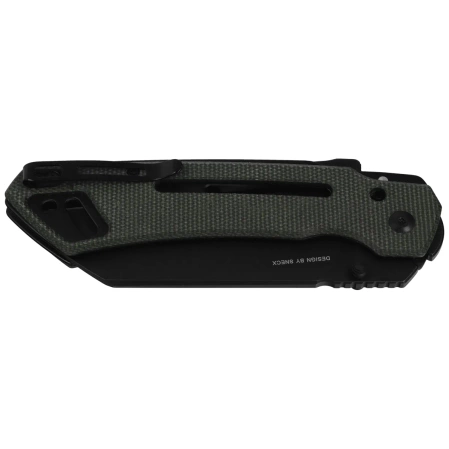 Nóż składany Civivi Buster FG Green Canvas Micarta, Black Stonewashed Nitro-V by Snecx Tan (C24052-3)
