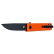 Fox Chnops Knife Orange Aluminum, Black Top Shield Becut by Riccardo Gobbato (FX-543 ALO)