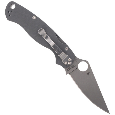 Nóż składany Spyderco Para Military 2 G-10 Dark Gray Maxamet Plain (C81GPDGY2)