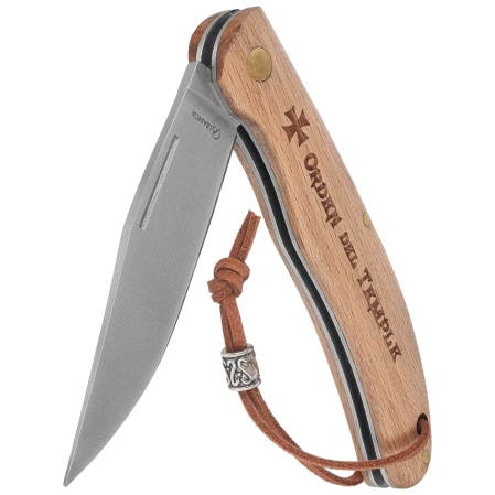 Nóż składany Martinez Albainox Templarios Wood, Satin 3Cr13Mov (18979GR197)