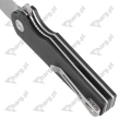 Kubey Knife Wolverine, Black G10, Sand Blasted D2 (KU233A)