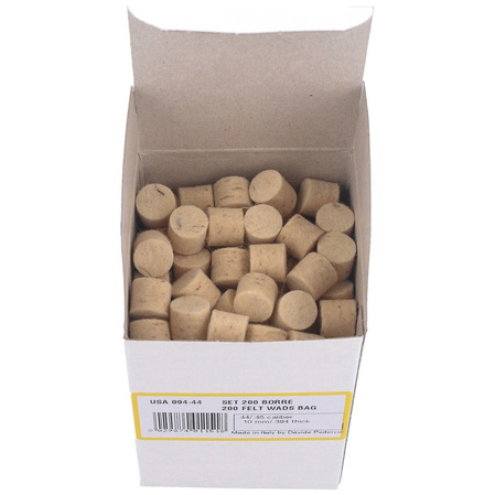 Davide Pedersoli przybitki filcowe 10 mm .44, 200 szt. (USA 094-44)