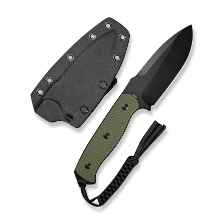 Sencut Toxodon Knife OD Green G10, Black 9Cr18MoV (S24036-2)