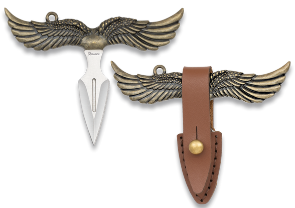 Tole 10 Imperial Dagger Wings Knife Golden Zinc, Matte 3Cr13Mov (32501)