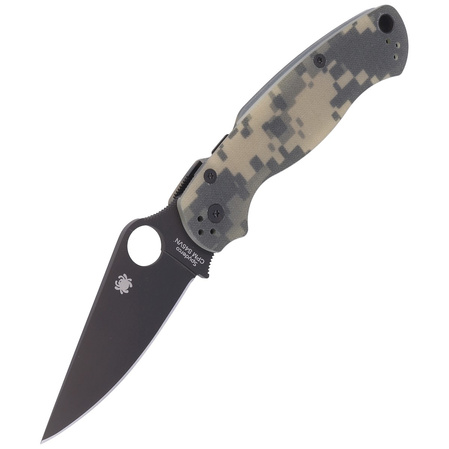 Spyderco Para Military 2 G-10 Camo, Black Blade (C81GPCMOBK2)