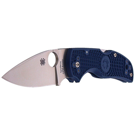 Spyderco Native 5 Dark Blue FRN Knife, Satin CPM S110V by Sal Glesser (C41PDBL5)