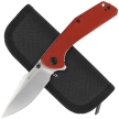 Sencut Actium Burgundy G10, Satin D2 knife (SA02A)