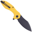 Nóż składany Kubey Noble Yellow G10, Dark Stonewashed D2 (KU236D)