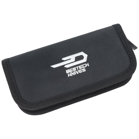 Nóż składany Bestech Ascot Carbon Fiber / Black G10, Satin D2 (BG19A)