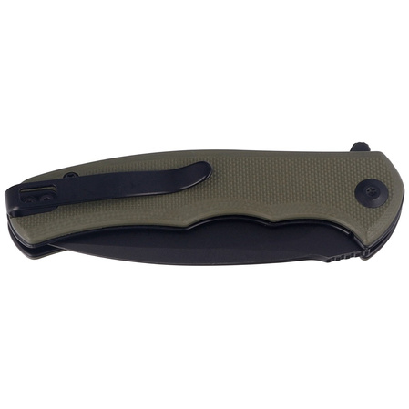 Nóż składany Civivi Mini Praxis Green G10, Black Stonewashed D2 (C18026C-1)