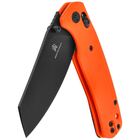 Bestechman Cicada's Wing Exclusive Knife Orange G10, Black PVD 10Cr15MoV (BMK06-C-7)