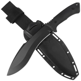 Nóż Spartan Blades Harsey Kukri Black Polymer, Black 1095 Cro-Van by William W. Harsey (SBSL007BK)