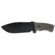 Spartan Blades Damysus Knife Green Canvas Micarta, Black 1095 Cro-Van by Curtis Iovito (SBSL003BKGR)